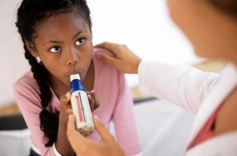 Lung function test Stock Photos