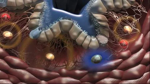 Lung Immunity and Inflammation Stock Illustration