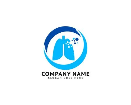 Lung Logo Template Design Vector Stock Illustration