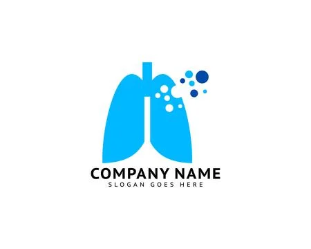 Lung Logo Template Design Vector Stock Illustration