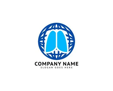 Lung Logo Template Design Vector Stock Illustration