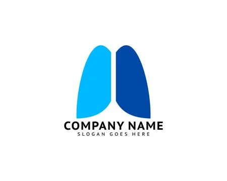 Lung Logo Template Design Vector Stock Illustration
