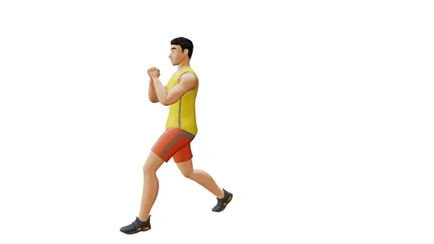 Lunge With Twist L Stock Footage 235962293