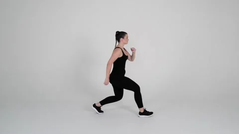- Lunges Stock Footage 314193687