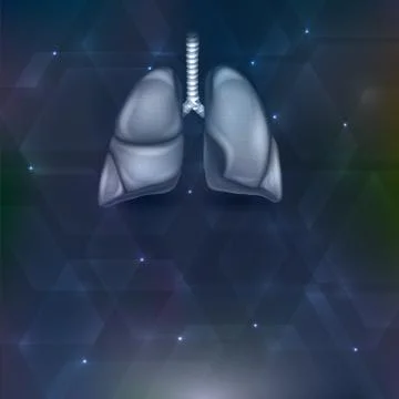 Lungs background Stock Illustration