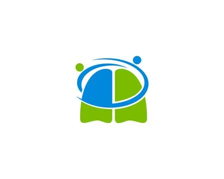 Lungs Care Logo Template Design Vector Stock Illustration