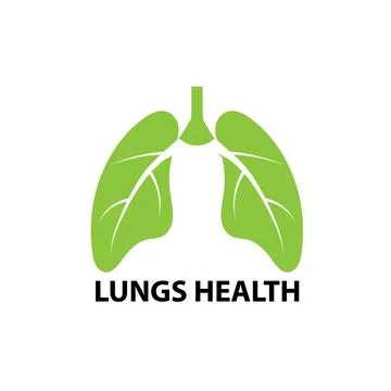 Lungs Check logo designs concept vector, Health lungs logo template Illustrazione stock