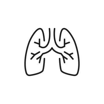 Lungs Icon Stock Illustration