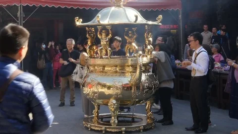 Lungshan Temple of Manka Stock Footage 73102259