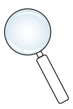 Luope magnifying Stock Illustration