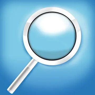Lupe creative fresh design glas Stock Illustration