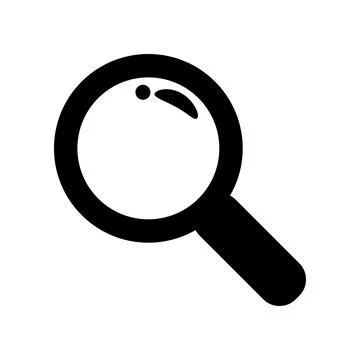 Lupe icon vector template illustration design Stock Illustration