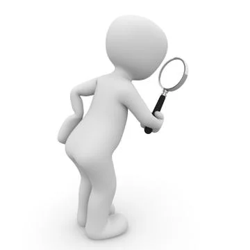 Lupe search Stock Illustration