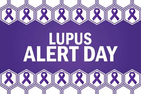 Lupus Alert Day, background Ilustração Stock