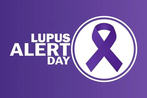 Lupus Alert Day Stock Illustration