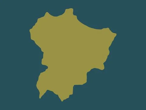 Luquillo, Puerto Rico. Solid color shape Stock Illustration