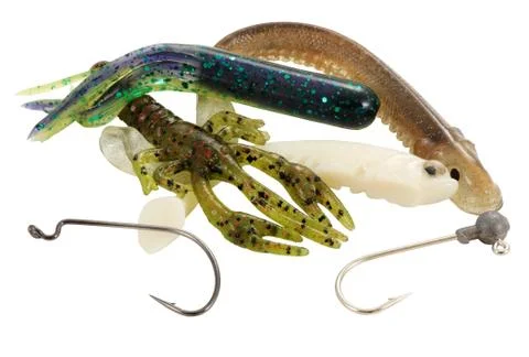 Lures of rubber Stock Photos