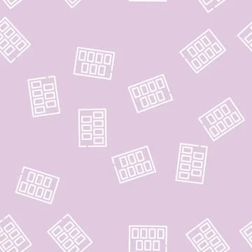 Luscher test line vector seamless pattern flat Stockillustratie