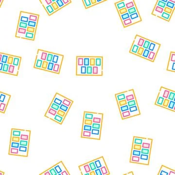 Luscher test vector seamless pattern イラスト素材