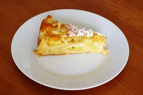 Luscious slice of cake Stock Photos