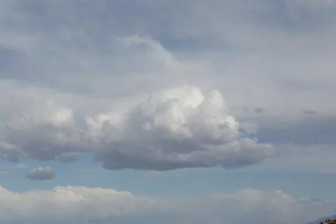 Lush clouds in America Stock Photos