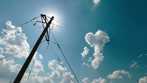 Lush clouds in the sky Stock Footage 104700545