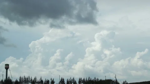 Lush clouds in the sky Video stock 104700918