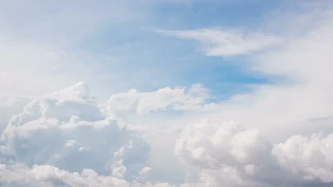 Lush clouds in the sky Video stock 104701043