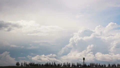 Lush clouds in the sky Stock Footage 104701048