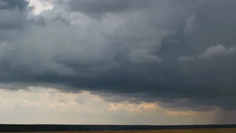 Lush clouds in the sky Stock Footage 104701656