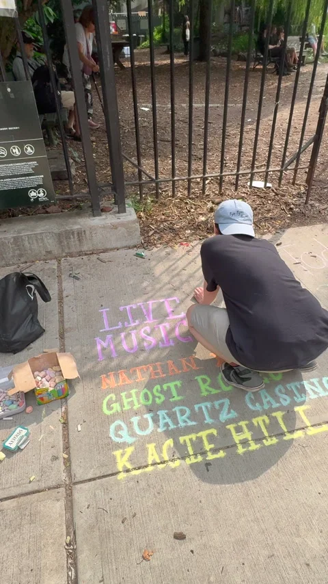 Lush foliage thrive inside La Plaza Cultural de Armando Perez in East Village Stock-Footage 344911249