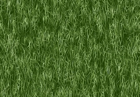 Lush green grass texture. wallpapers pattern Stock Illustration
