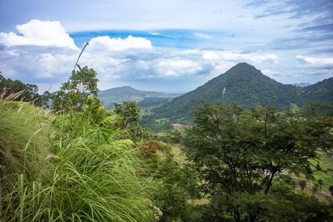 Lush Mountain Landscape. Stock Photos