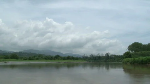 Lush Tropical River Float Down Costa Rica 03 Stock-Footage 621557