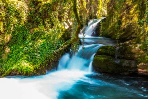 Lush waterfall Stock Photos