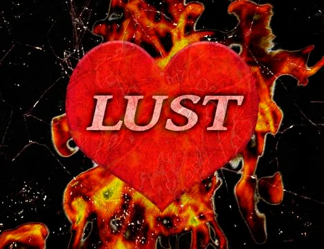Lust Concept Background Illustration Stock Illustration