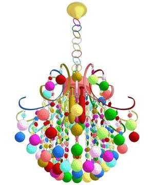 Luster Chandelier Vector Stock Illustration