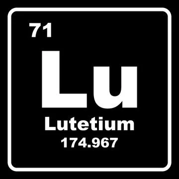 Lutetium icon Stock Illustration