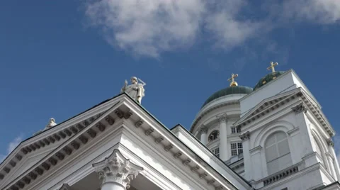 Lutheran Cathedral Stock Footage 48412768