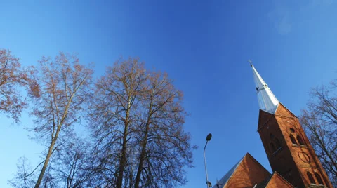 Lutheran Church Stock Footage 49643161
