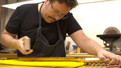 Luthier Stock Footage 124954729