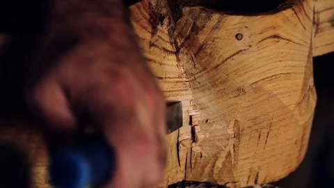 Luthier maker workshop Stock Footage 81490306