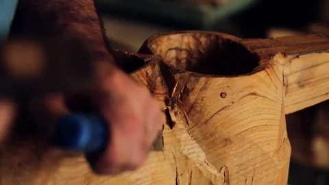 Luthier maker workshop Stock Footage 81490974