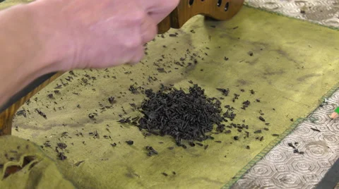 A luthier replaces the touch of a cello Stock-Footage 61914523