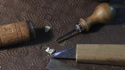 Luthier tools Stock Footage 83440490