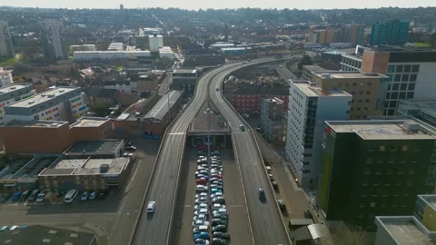Luton City Centre 3 Stock Footage 241519637