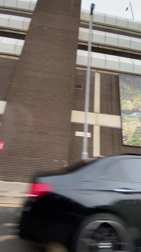 Luton City Street View of England Great Britain Stock Footage 313432853