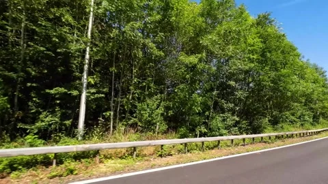Luton to Reading London Window View of Motorways and Traffic Car Travel Stock Footage 314980245