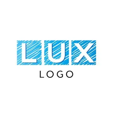 Lux company logo vector template. Stock Illustration