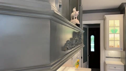 LUX Grey White Tile Well Lit Marble Vídeos de archivo 274316907